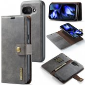 Brunt DG.MING 2-in-1 plånboksfodral i läder för Google Pixel 9a med avtagbart magnetiskt skal.
