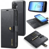 DG.MING 2-i-1 plånboksfodral för Samsung Galaxy A17 med avtagbart magnetiskt skal – svart