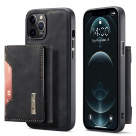 Köp 2 in 1 Magnetic Card Slot Case Iphone 12/12 Pro Black O line