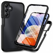 360 graders svart skyddsskal till Samsung Galaxy A17 – helkroppsskydd fram och bak