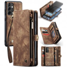 Köp CaseMe Multi-Slot 2 i 1 Plånboksfodral Galaxy A54 Brun Online