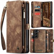 Köp CaseMe Multi-Slot 2 i 1 Plånboksfodral Galaxy S24 Brun Online