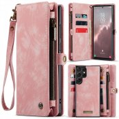 Köp CaseMe Multi-Slot 2 i 1 Plånboksfodral Galaxy S24 Ultra Rosa Online