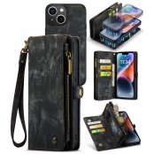 Köp CaseMe Multi-Slot 2 i 1 Plånboksfodral iPhone 14 Grå Online