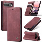 Slim Plånboksfodral Google Pixel 9 Pro Röd