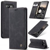Slim Plånboksfodral Google Pixel 9a svart