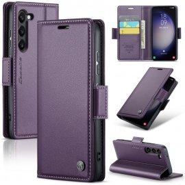 Köp CaseMe Slim Plånboksfodral RFID-skydd Samsung Galaxy S24 Plus Lila Online