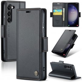 Köp CaseMe Slim Plånboksfodral RFID-skydd Samsung Galaxy S24 Plus Svart Online