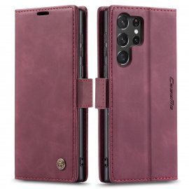 Köp CaseMe Slim Plånboksfodral Samsung Galaxy S23 Ultra Röd Online