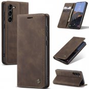 Köp CaseMe Slim Plånboksfodral Samsung Galaxy S24 Plus Brun Online