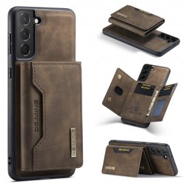 Köp DG.MING 2 in 1 Magnetic Card Slot Case Samsung Galaxy S24 Brown Online