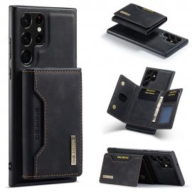 DG.MING 2 in 1 Magnetic Card Slot Case Samsung Galaxy S24 Ultra Black