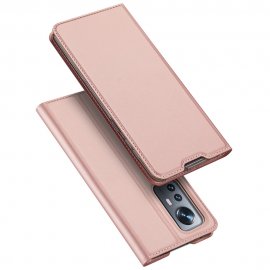 Dux Ducis Skin Pro Läderfodral Xiaomi 12 Rosa - Techhuset.se