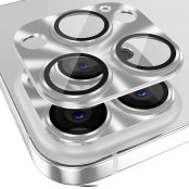 Köp Enkay Aluminium Kameraskydd iPhone 14 Pro/iPhone 14 Pro Max Silver Online