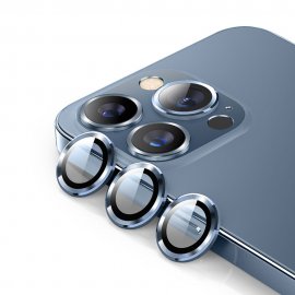 Enkay Kameraskydd iPhone 13 Pro Max Härdat Glas Blå - Techhuset.se