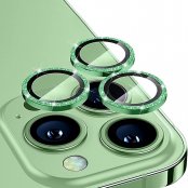 Köp Hat Prince Glitter Linsskydd iPhone 14 Pro/14 Pro Max Grön Online