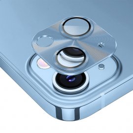 Köp Hat Prince Kameraskydd Aluminium iPhone 15/iPhone 15 Plus Blå Online
