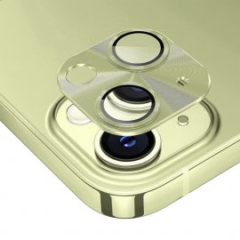 Köp Hat Prince Kameraskydd Aluminium iPhone 15/iPhone 15 Plus Gul Online