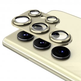 Köp Hat Prince Kameraskydd Aluminium Samsung Galaxy S24 Ultra Guld Online