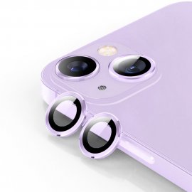 Köp Hat Prince Kameraskydd iPhone 14/14 Plus Härdat Glas Lila Online