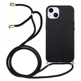 Köp iPhone 15 Skal Halsband Svart Online