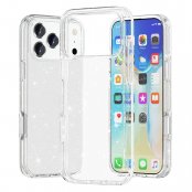 Glittrigt transparent skal till iPhone 17 Pro Max med stjärneffekt