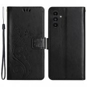 Köp Läderfodral Fjärilar Samsung Galaxy A54 Svart Online