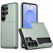 samsung galaxy s26 ultra grönt skal med kortfack och stilren design