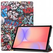 Samsung Galaxy Tab S10 Lite graffiti fodral med vikbar tri-fold design