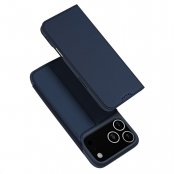 Blått Dux Ducis Skin Pro-fodral på iPhone 17 Pro – elegant skydd i PU-läder och TPU
