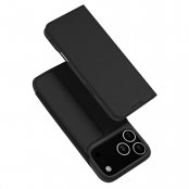 Svart Dux Ducis Skin Pro Series fodral på iPhone 17 Pro Max – elegant skydd i konstläder och TPU
