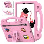 Stöttåligt rosa barnskal med kickstand till Samsung Galaxy Tab S8
