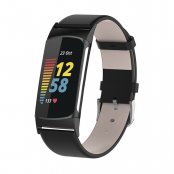 Köp Äkta Läderarmband Fitbit Charge 6 Svart Online