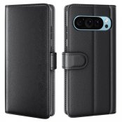 Äkta Läderfodral Google Pixel 9 svart