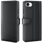 Äkta Läderfodral iPhone 16e Svart