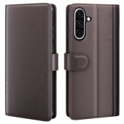 Äkta Läderfodral Samsung Galaxy A36 Brun