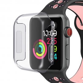 All-round Skal Apple Watch 40mm Transparent - Techhuset.se
