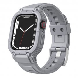 Köp Apple Watch Ultra 49mm Stöttåligt Skal+Armband Grå Online