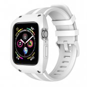 Armor Silikonarmband Apple Watch 44mm Vit - Techhuset.se