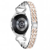 Köp Dual Rhinestone Armband Samsung Galaxy Watch 6 40mm Silver/Roséguld Online