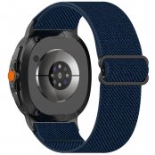 Elastiskt Nylonarmband Samsung Galaxy Watch 8 40mm Mörkblå
