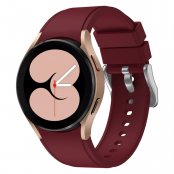 Full Fit Silikonarmband Samsung Galaxy Watch FE Vinröd