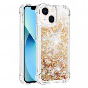 Köp Glitter Bling TPU Case iPhone 14 Guld Online