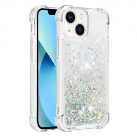 Köp Glitter Bling TPU Case iPhone 14 Plus Silver Online