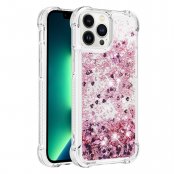 Köp Glitter Bling TPU Case iPhone 15 Pro Roséguld Online