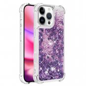 Glitter Bling TPU Case iPhone 16 Pro Max Lila