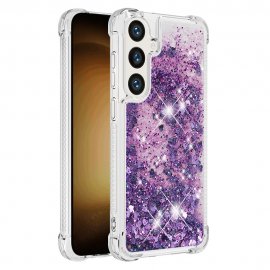 Köp Glitter Bling TPU Case Samsung Galaxy S24 Lila Online