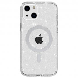 Köp Glitter MagSafe Skal iPhone 14 Transparent Online