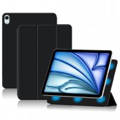 Apple iPad Air 13 3rd Gen (2026) Fodral Tri-fold Magnetic Svart