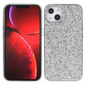 iPhone 13 Mini Skal Glitter Silver - Techhuset.se